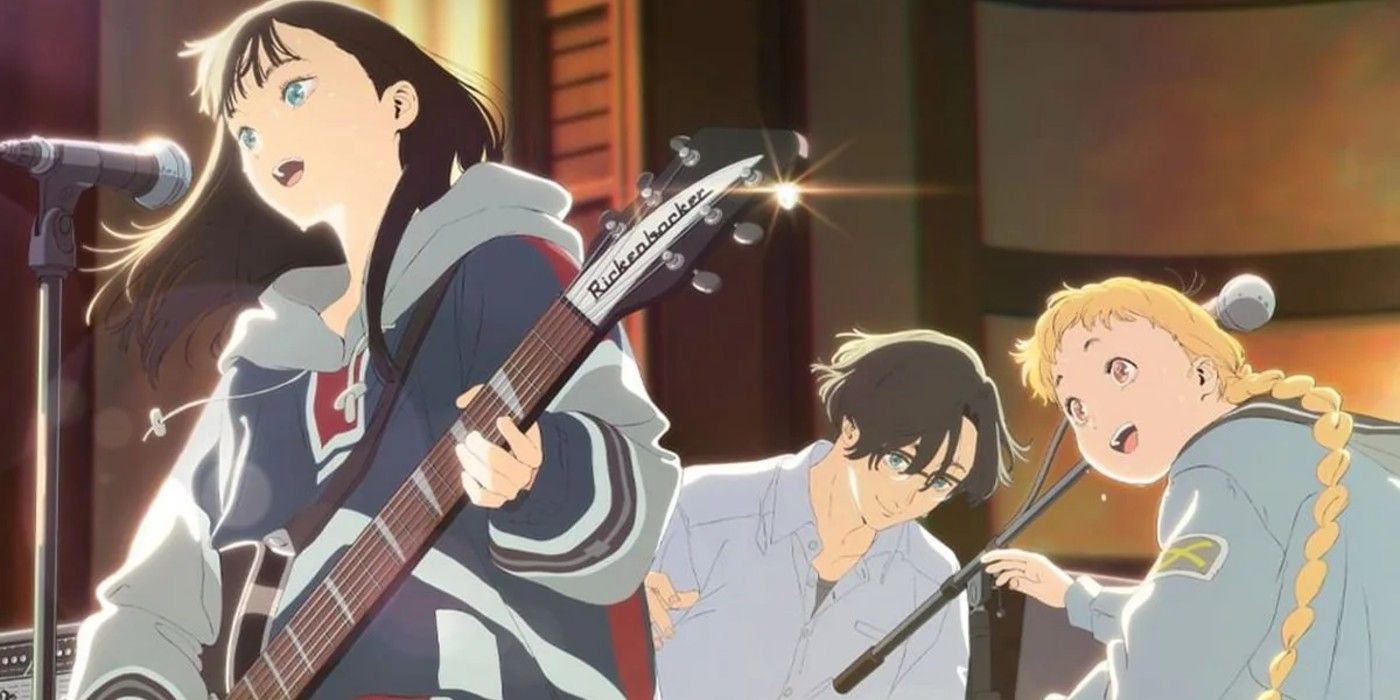 Kimi, Rui, and Totsuko playing in a concert in &lsquo;The Colors Within&rsquo;