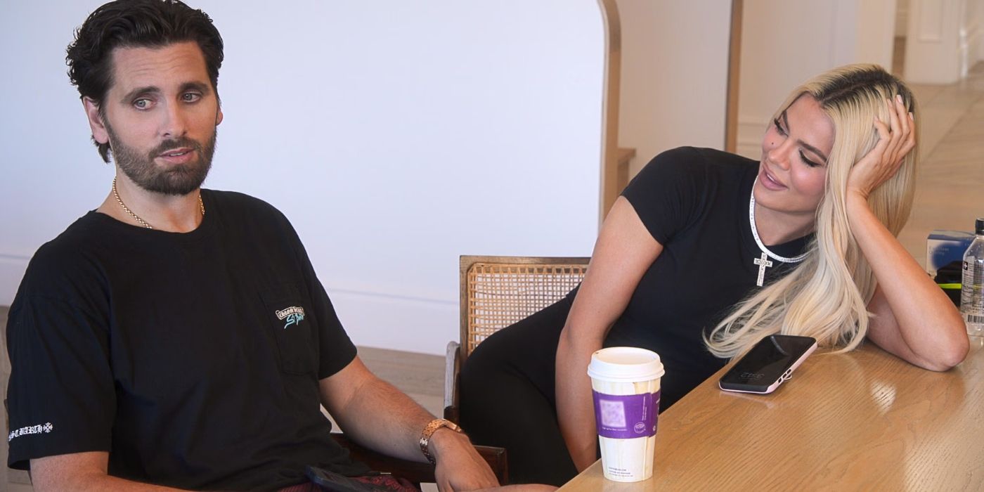 Scott Disick and Khloe Kardashian on &lsquo;The Kardashians.'