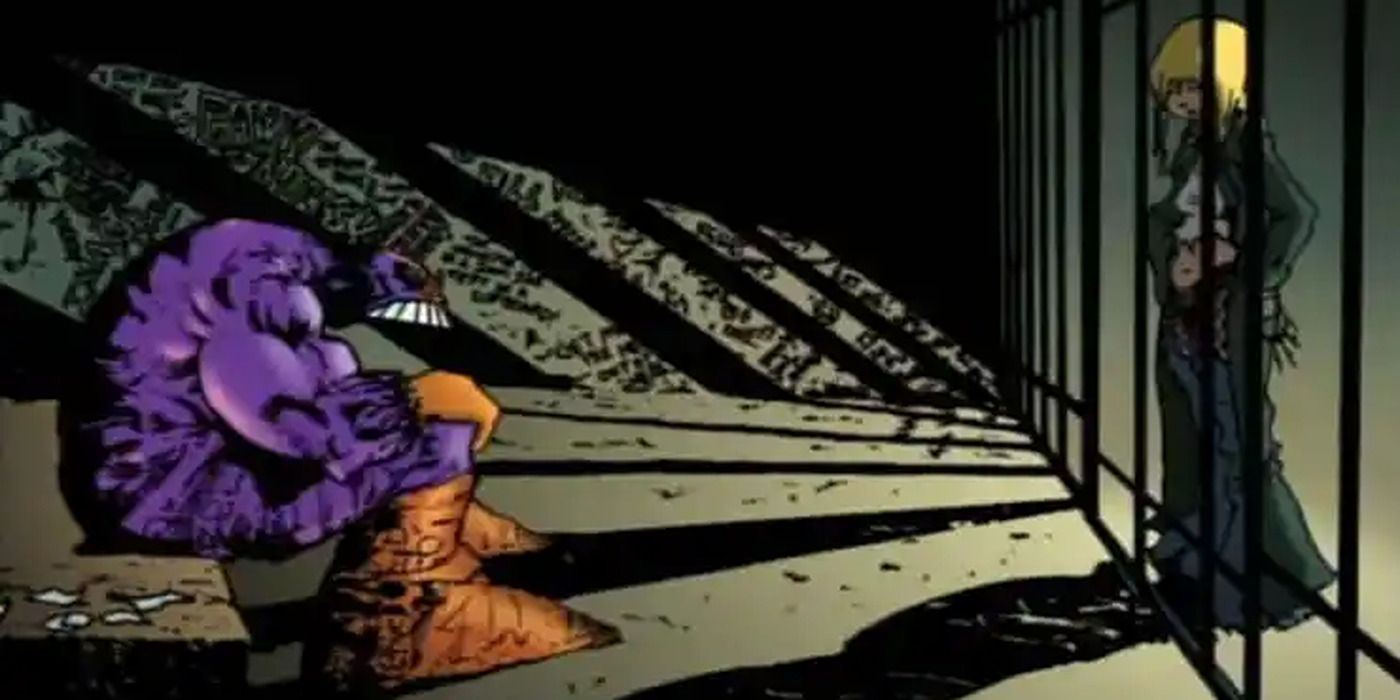 The Maxx in a jail cell