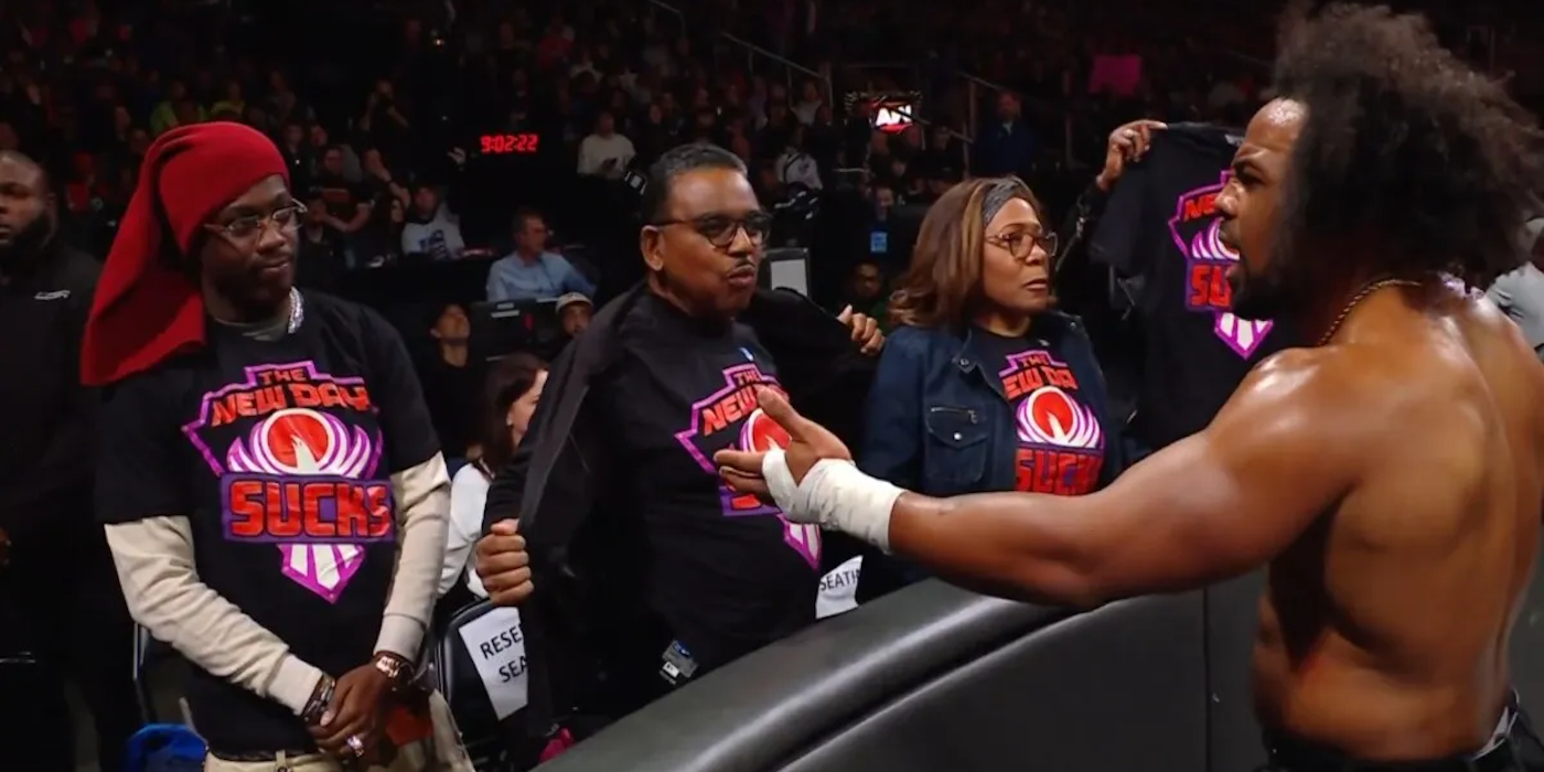 Xavier Woods confronts his family on WWE Raw