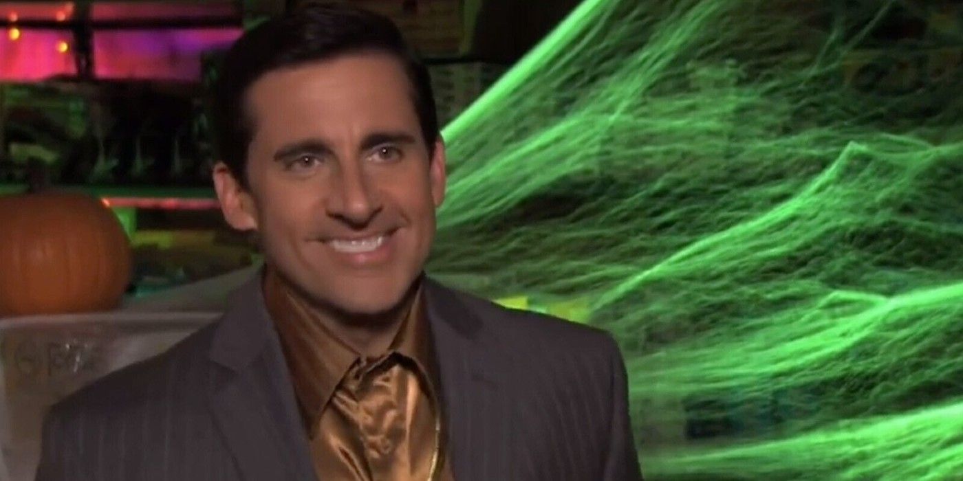 Michael Scott (Steve Carell) smiling in &lsquo;The Office&rsquo; episode &ldquo;Koi Pond&rdquo;