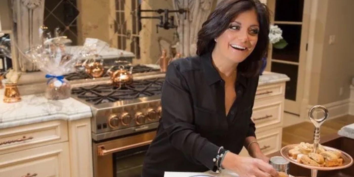 Kathy Wakile in the kitchen on 'The Real Housewives of New Jersey.'