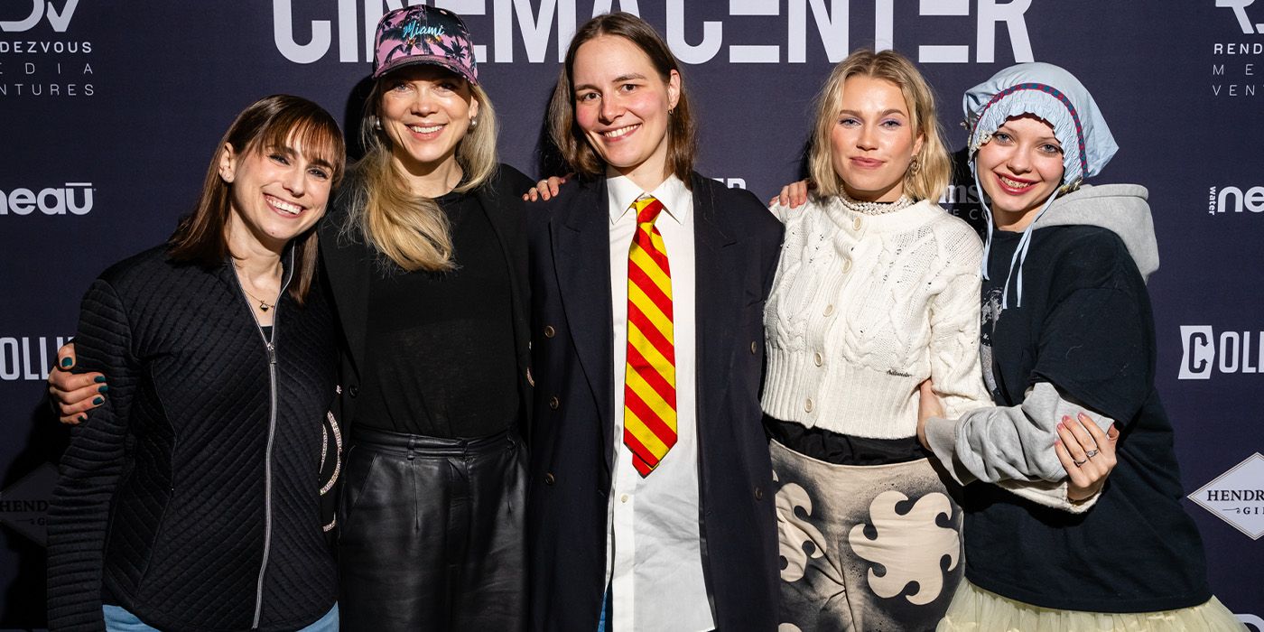 The cast of The Ugly Stepsister at Sundance 2025 