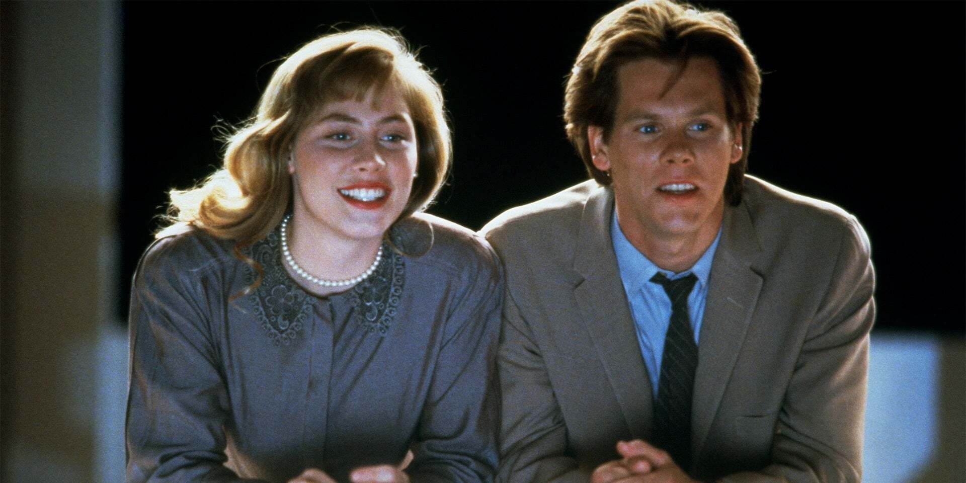 Kevin Bacon as Nick Chapman and Emily Longstreth as Susan Rawlings in &lsquo;The Big Picture&rsquo; (1989)