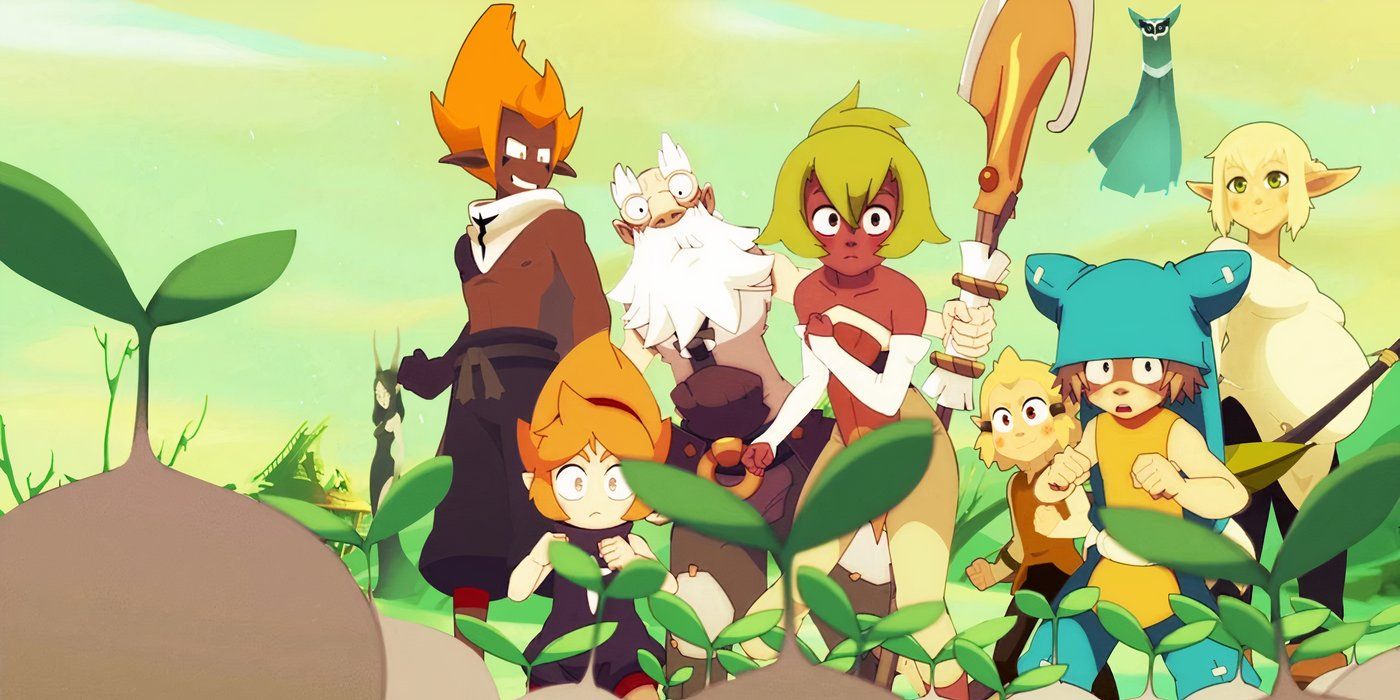 The animated series Wakfu's main cast of characters.