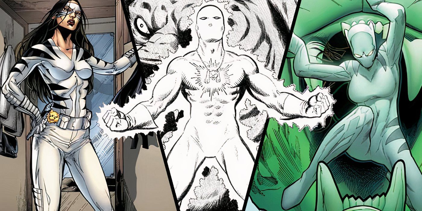 Angela Del Toro, Hector Ayala, and Ava Ayala as the White Tiger in Marvel Comics.