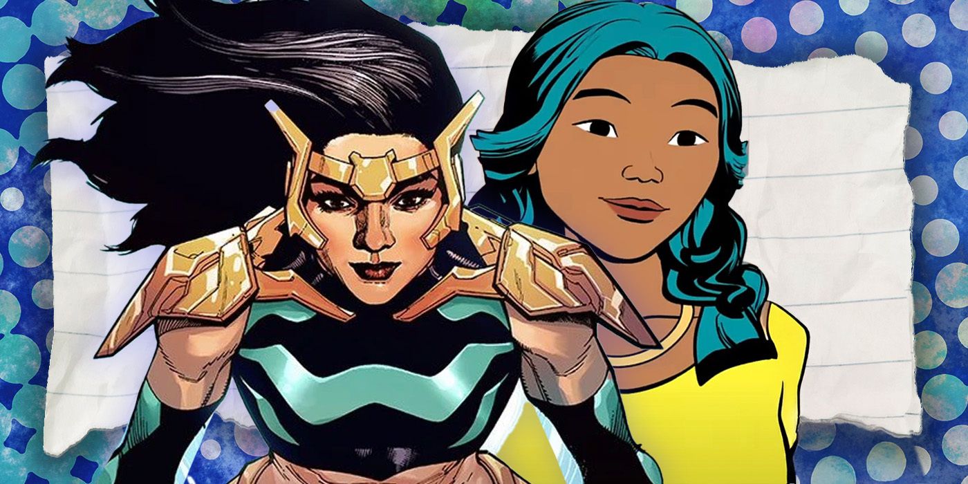 Your Friendly Neighborhood Spider-Man&rsquo;s Pearl Pangan with her Marvel Comic counterpart, Wave