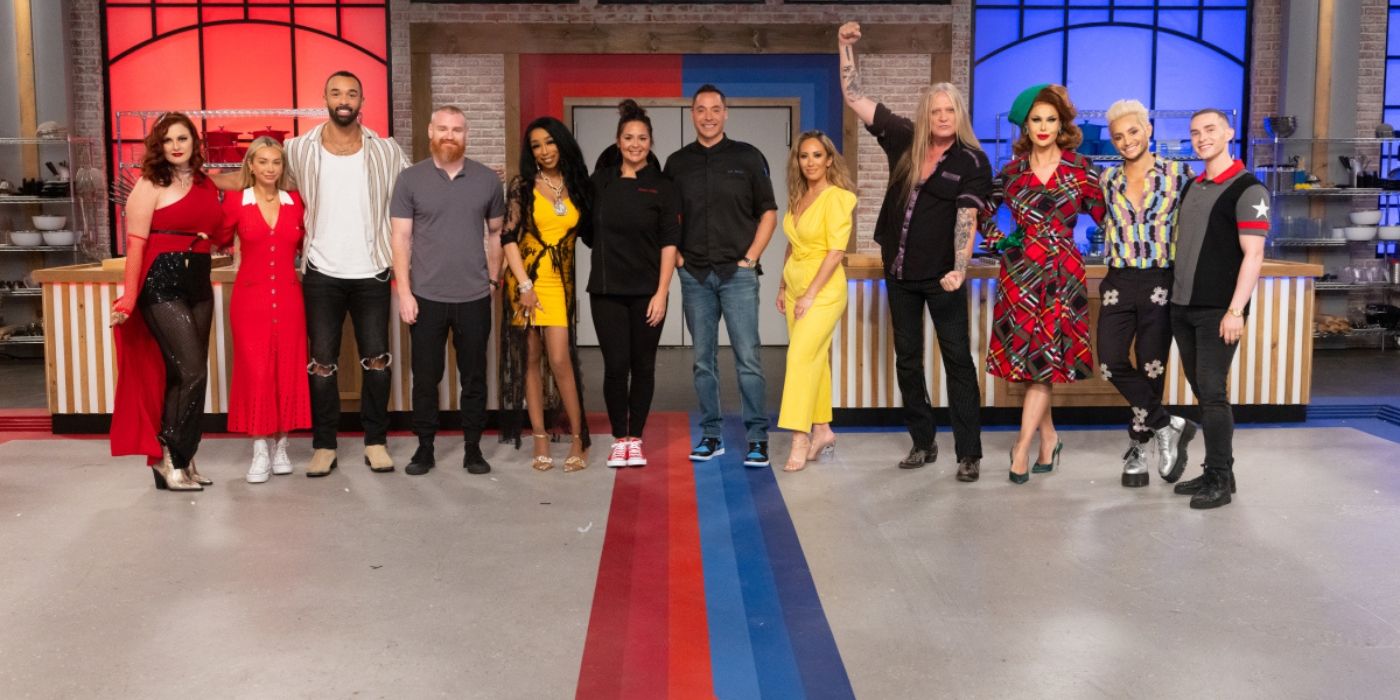 The cast of reality heroes and villains on 'Worst Cooks in America.'