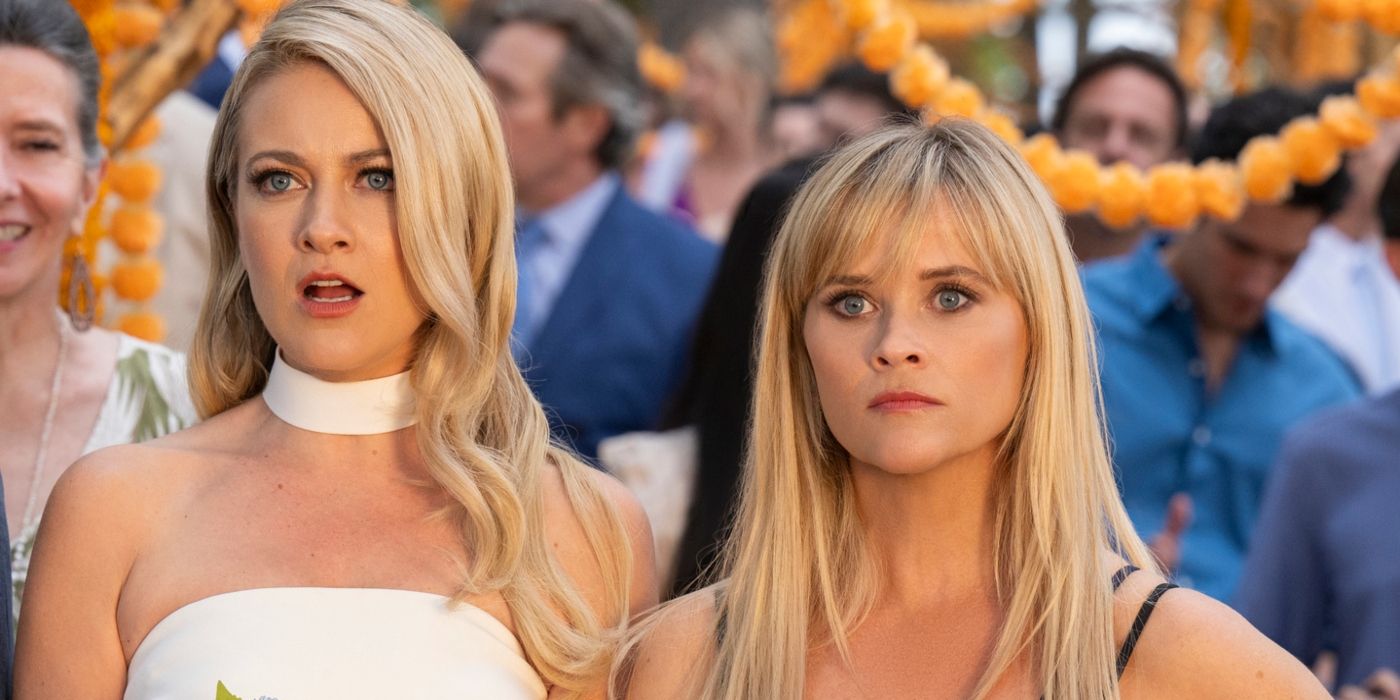 Reese Witherspoon and Meredith Hagner in You're Cordially Invited