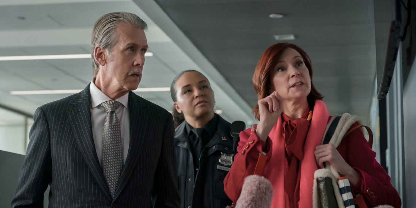 Alan Ruck and Carrie Preston in Elsbeth Season 2 Episode 10