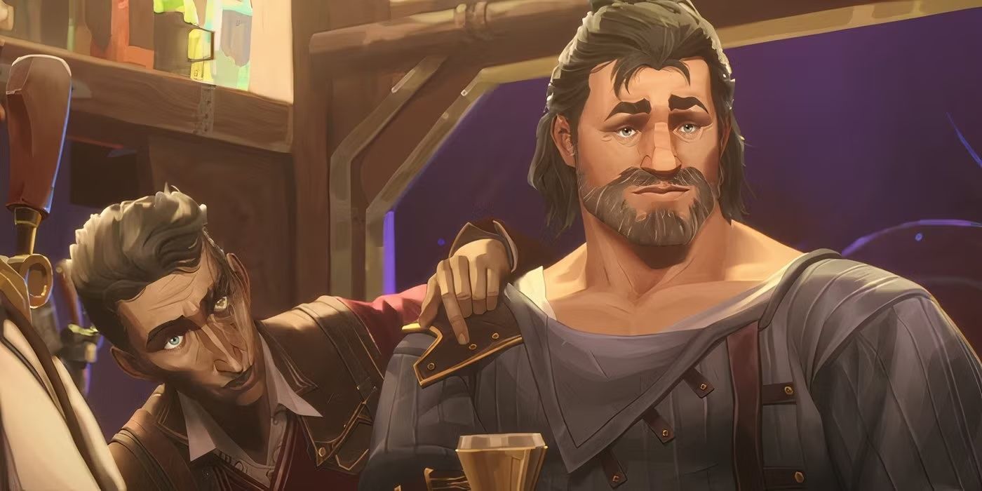 Silco and Vander in an alternate universe where they made up