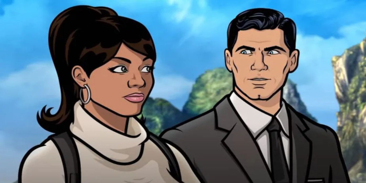 Sterling Archer talking to Lana in Archer.