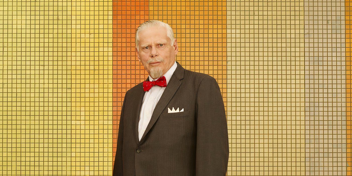 Bert Cooper in season 7 of Mad Men.