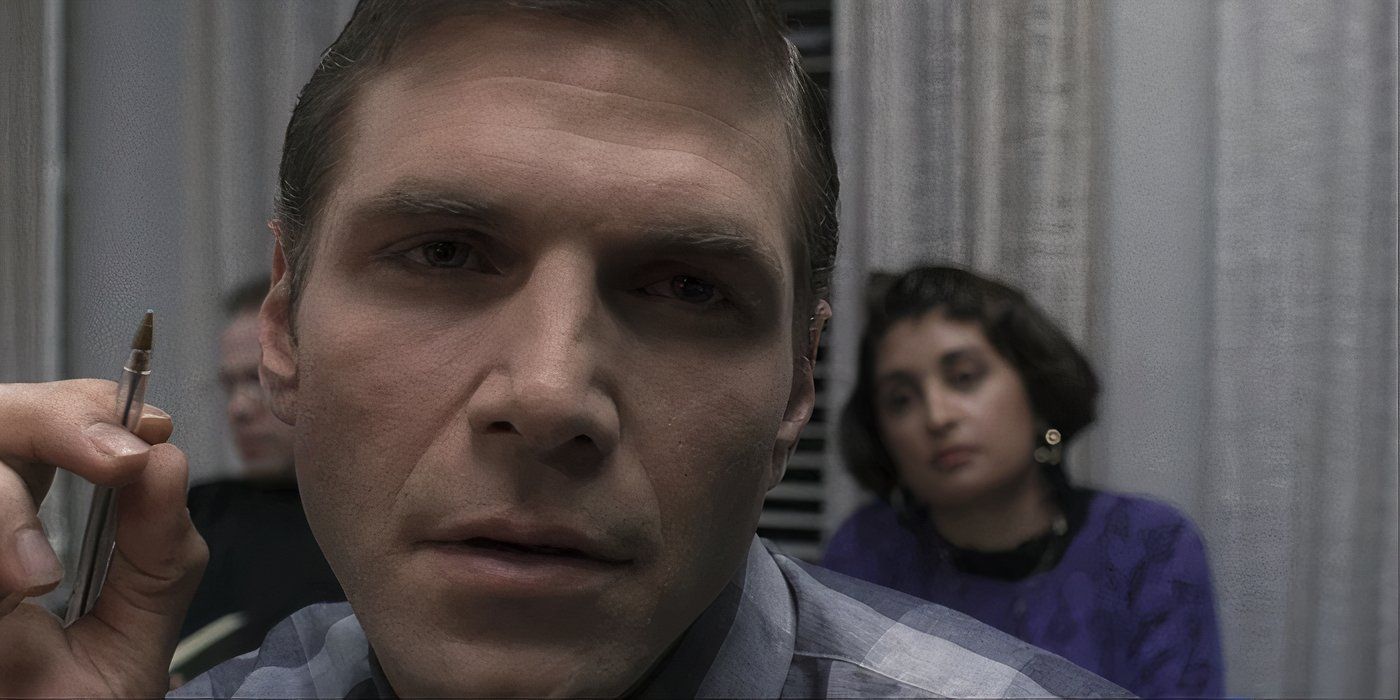 Donnie Pfaster sits in class during X-Files.
