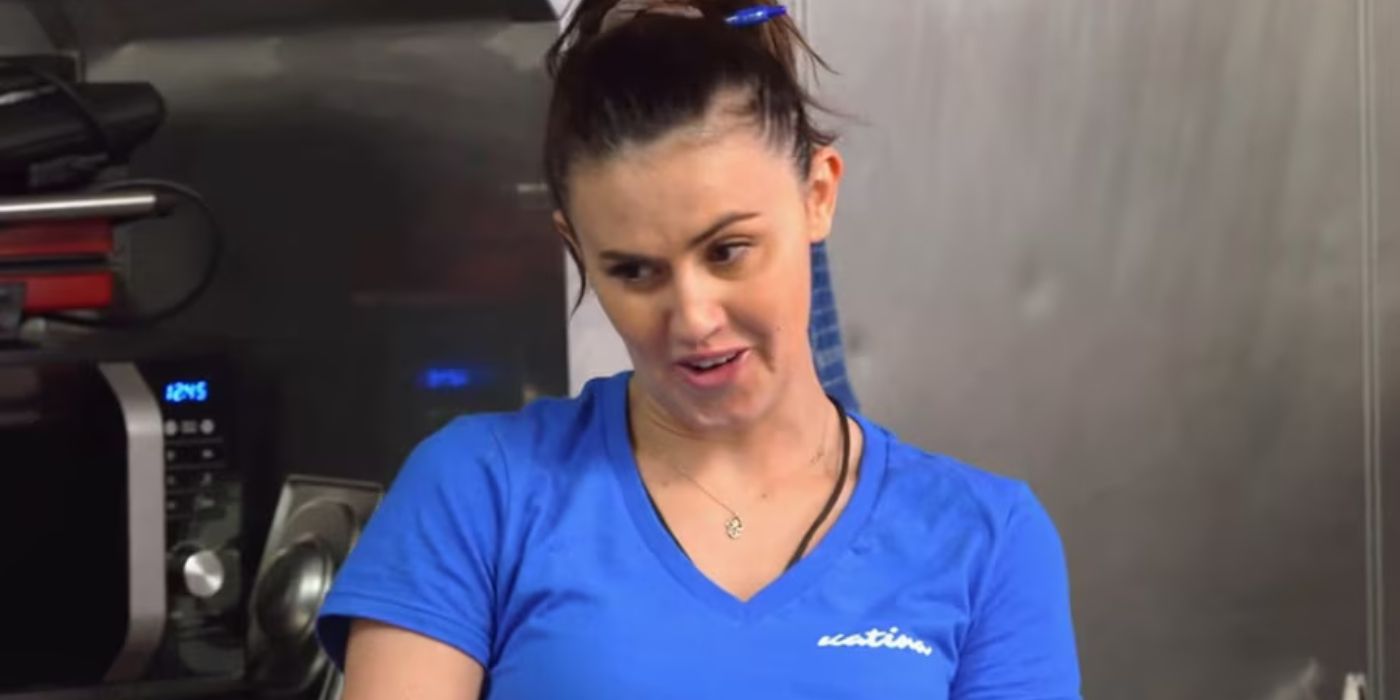 Chef Tzarina in the galley on &lsquo;Below Deck Down Under&rsquo; Season 3.