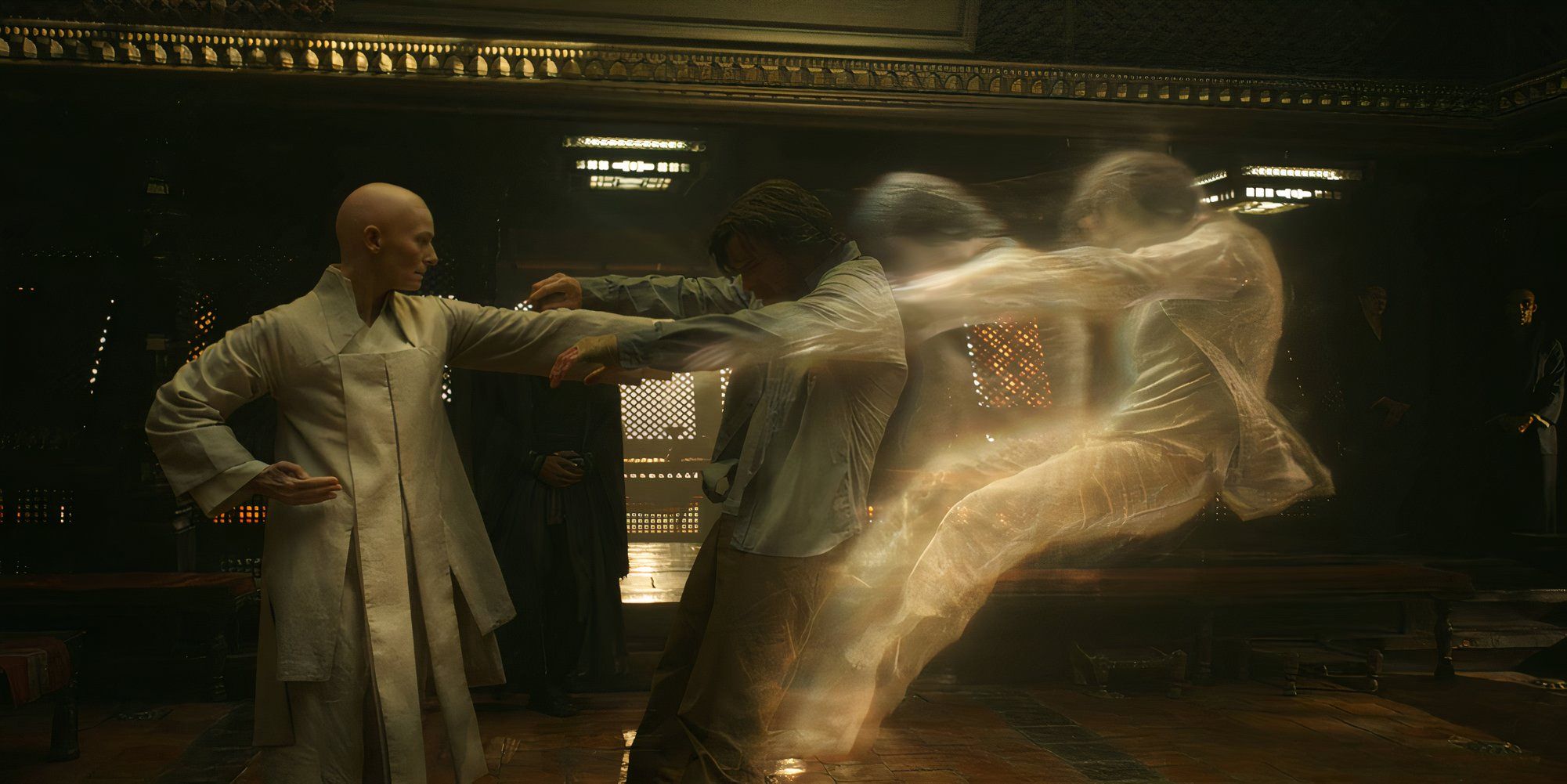 Benedict Cumberbatch as Doctor Strange astral projecting in Doctor Strange