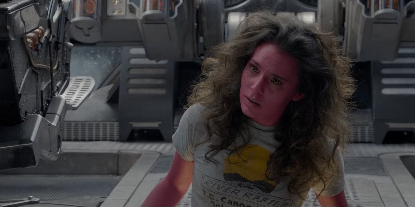 Bereet looks shaken in Guardians of the Galaxy.