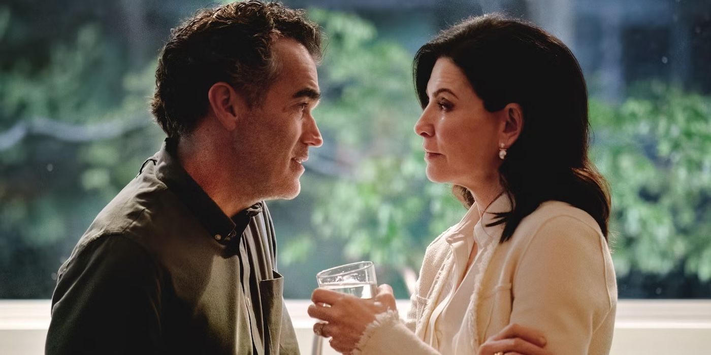 Brian d&rsquo;Arcy James and Julianna Marguiles in Millers in Marriage