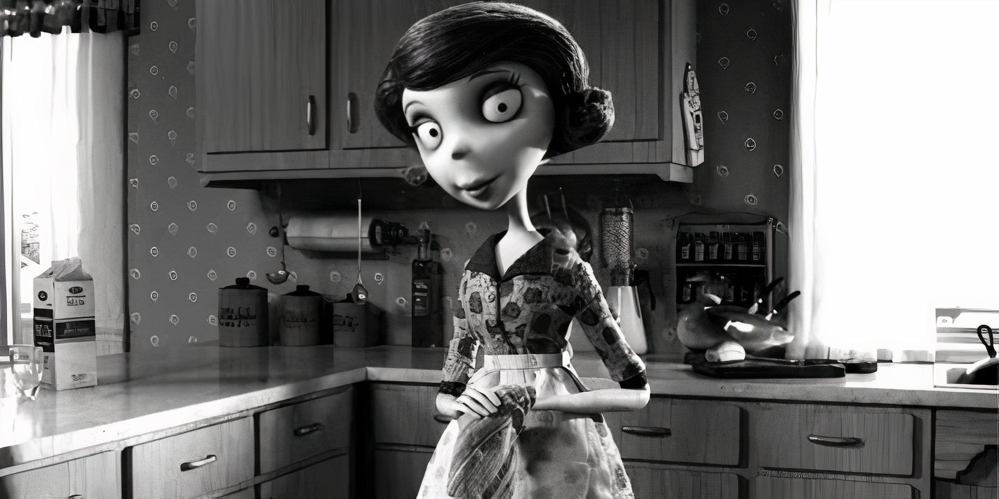 Mrs. Frankenstein voiced by Catherine O&rsquo;Hara in Frankenweenie (2012)