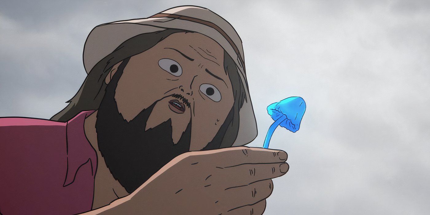 Marshall Cuso (voiced by Dave King) finally discovers a wild Blue Angel mushroom in Common Side Effects on Max.