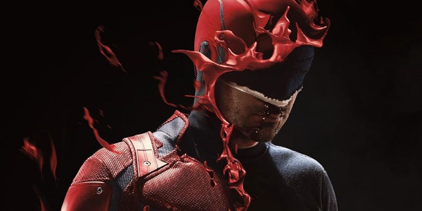 Charlie Cox as Matt Murdock/Daredevil shedding his former outfit on the poster for &lsquo;Daredevil&rsquo; Season 3