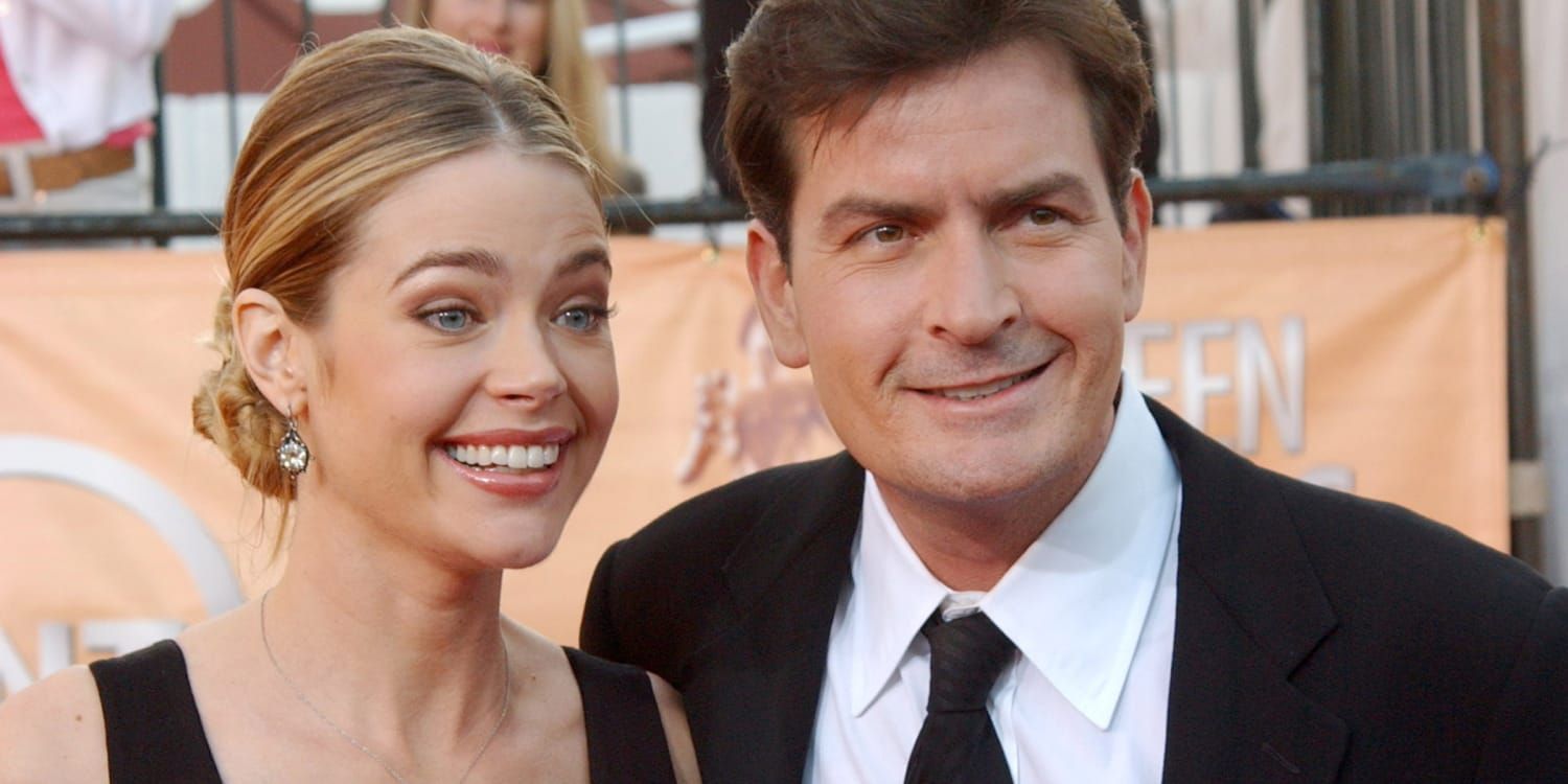 Denise Richards photo with ex-husband Charlie Sheen