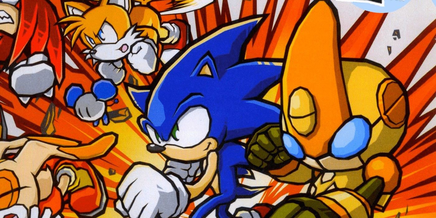 Emerl and Sonic