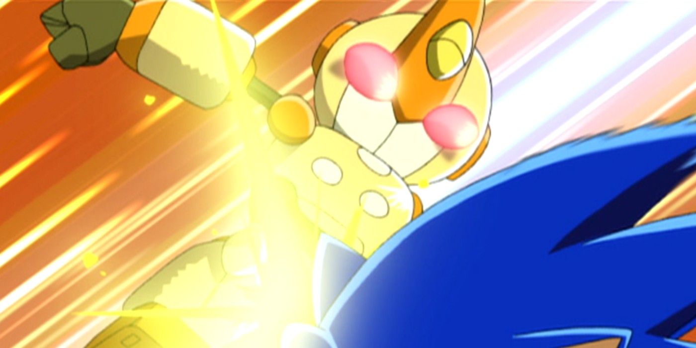 Emerl VS Sonic