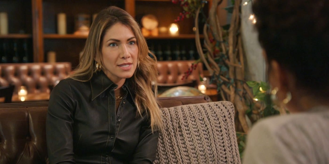 Erin Lichy and Jessel Taank chat over coffee in 'The Real Housewives of New York City'