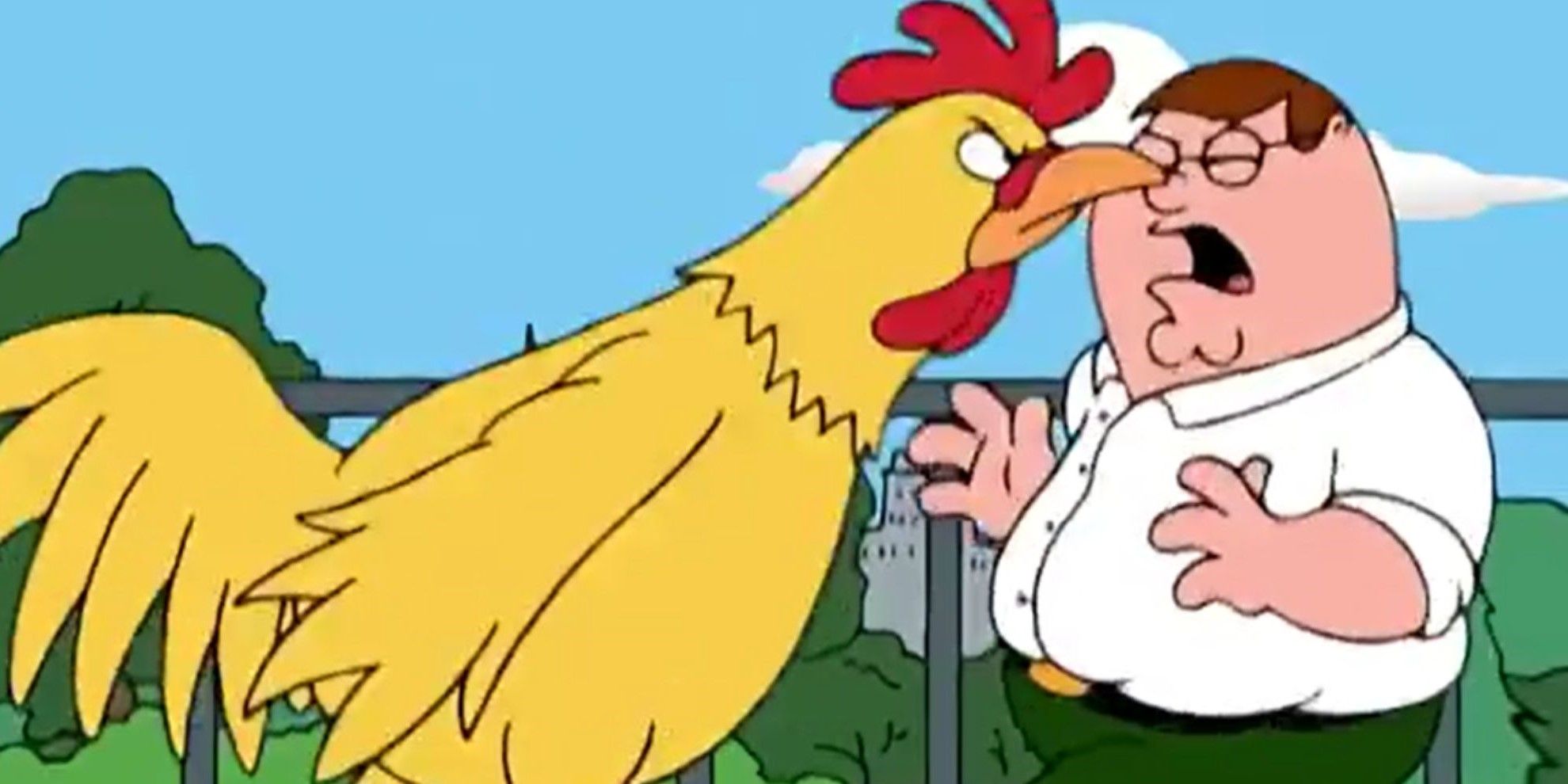 Family-Guy-Da Boom-peter-and-chicken-fight