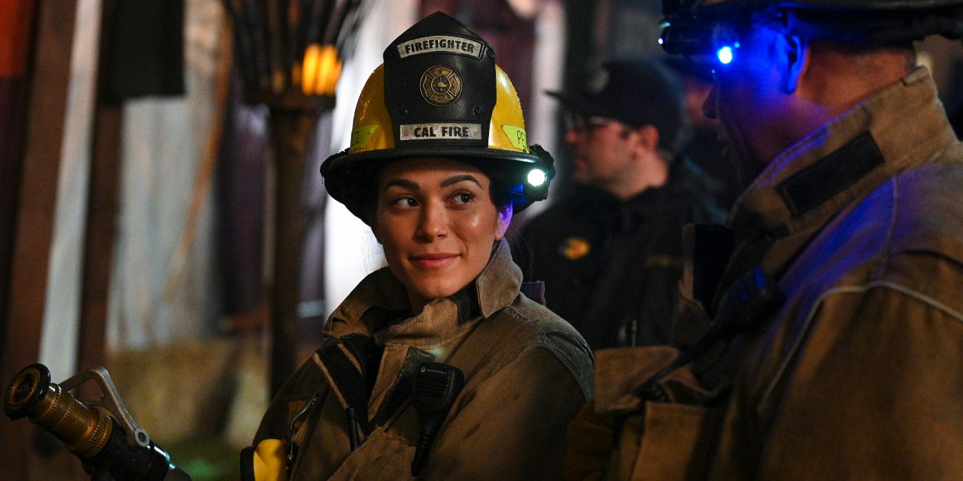 Stephanie Arcila smiling at Kevin Alejandro