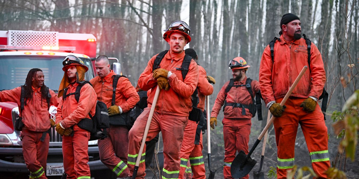 Kevin Alejandro working with the Three Rock crew