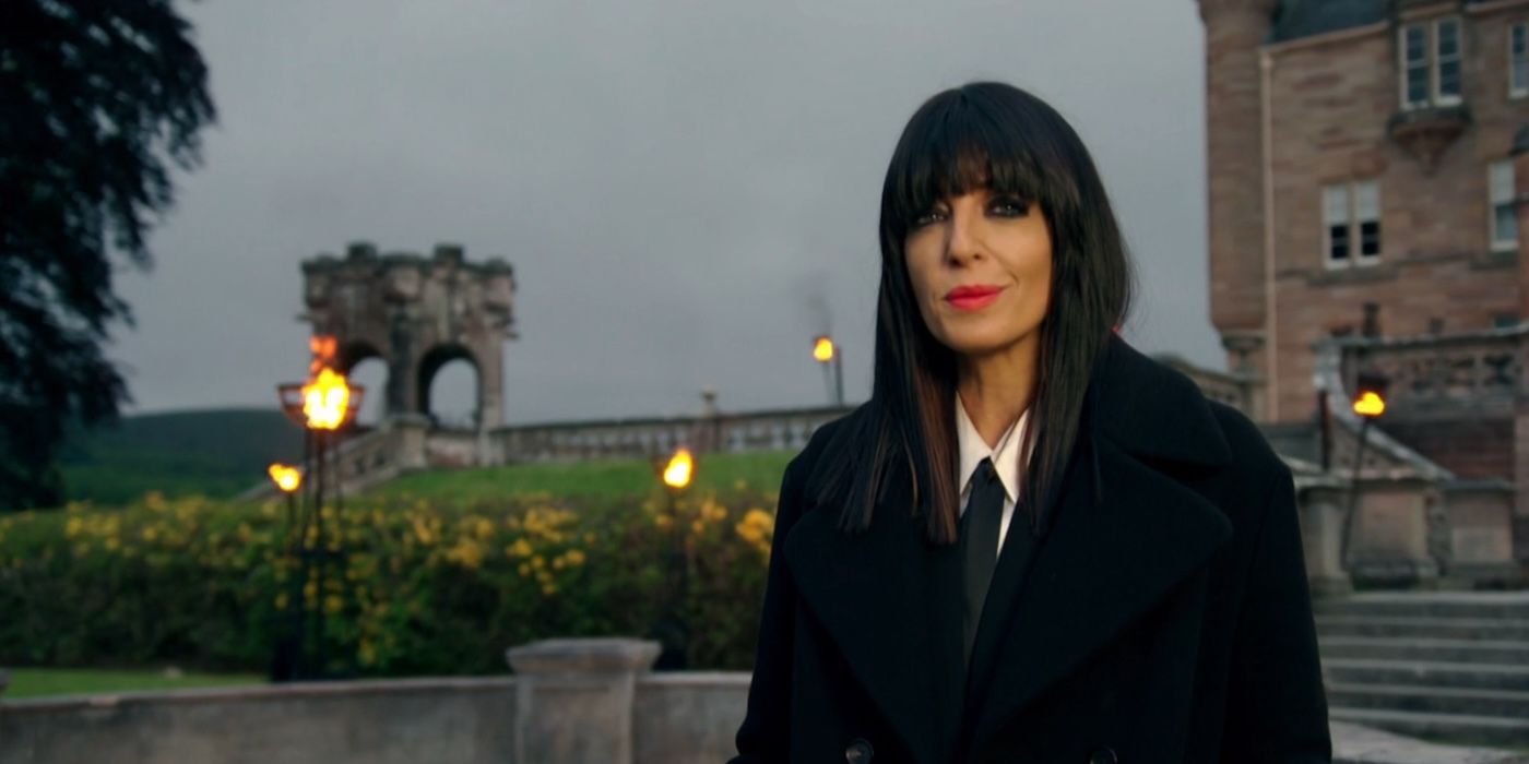 Claudia Winkleman on the set of &lsquo;The Traitors UK&rsquo;.