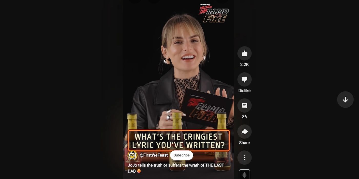 JoJo answers questions on &lsquo;Truth or Dab: Rapid Fire&rsquo;.