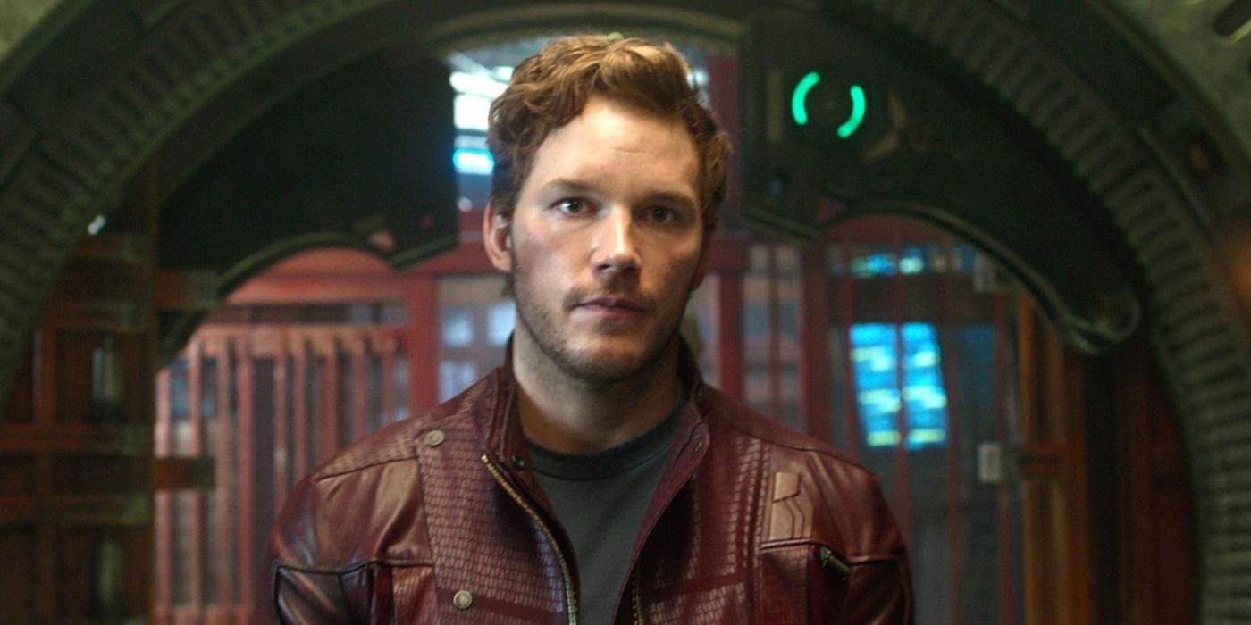 Chris Pratt as Peter Quill aka Star Lord in 'Guardians of the Galaxy' (2014).
