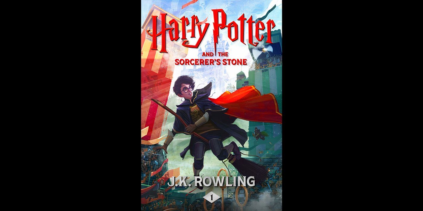 The cover of Harry Potter and the Philosopher&rsquo;s Stone
