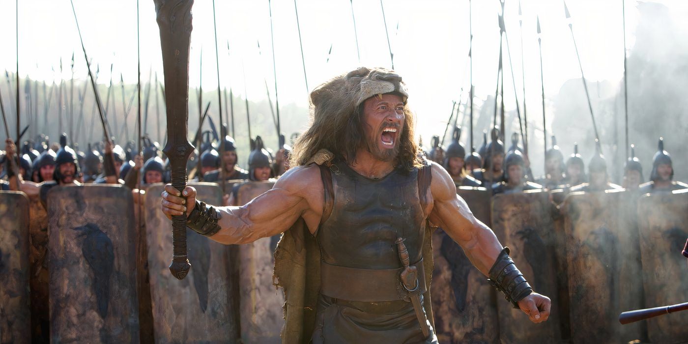 Dwayne Johnson as Hercules in the 2014 film 'hercules'