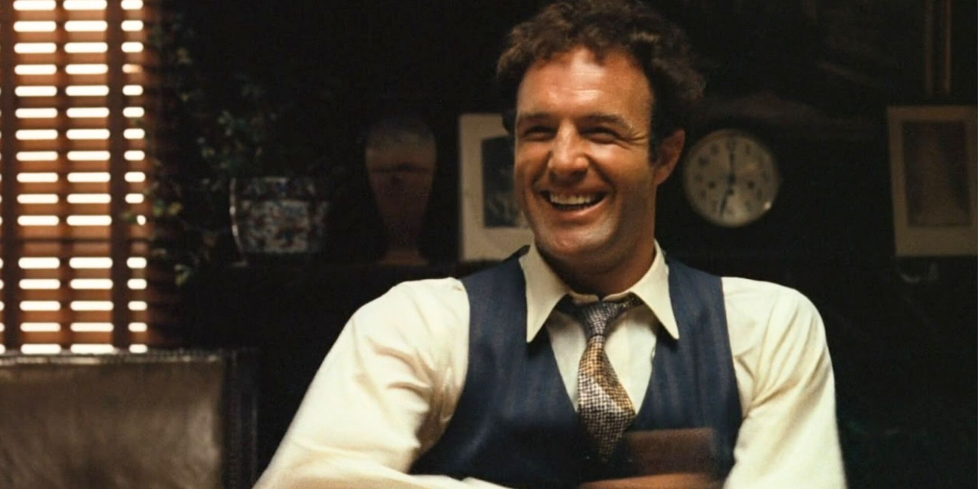 James Caan as Sonny Corleone laughing in The Godfather (1972)
