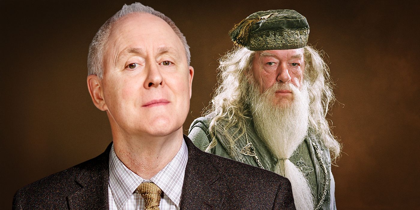 John Lithgow and Dumbledore from Harry Potter