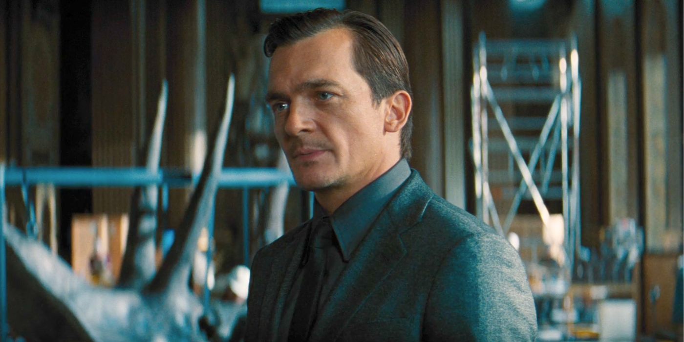 Rupert Friend as Martin Krebs in Jurassic World Rebirth.