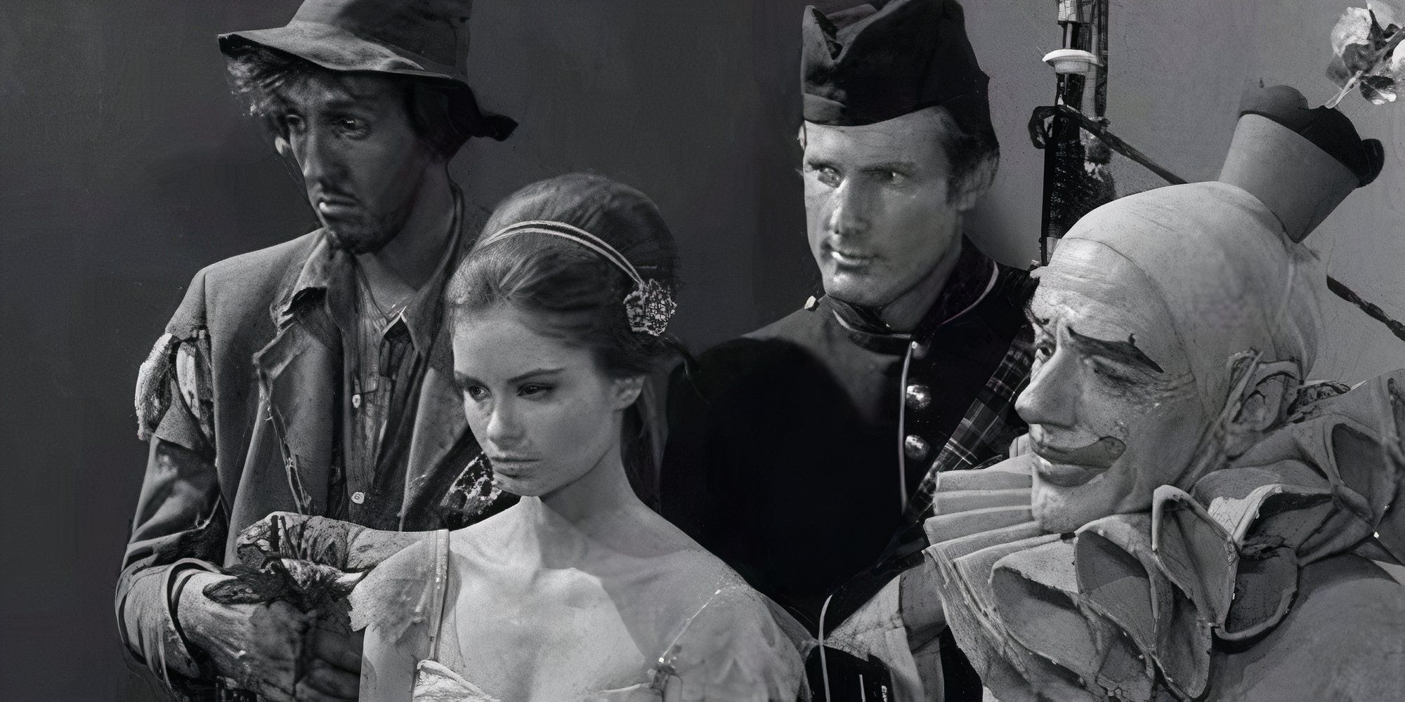 Kelton Garwood, Susan Harrison, Murray Matheson and Clark Allen in The Twilight Zone episode Five Characters in Search of an Exit