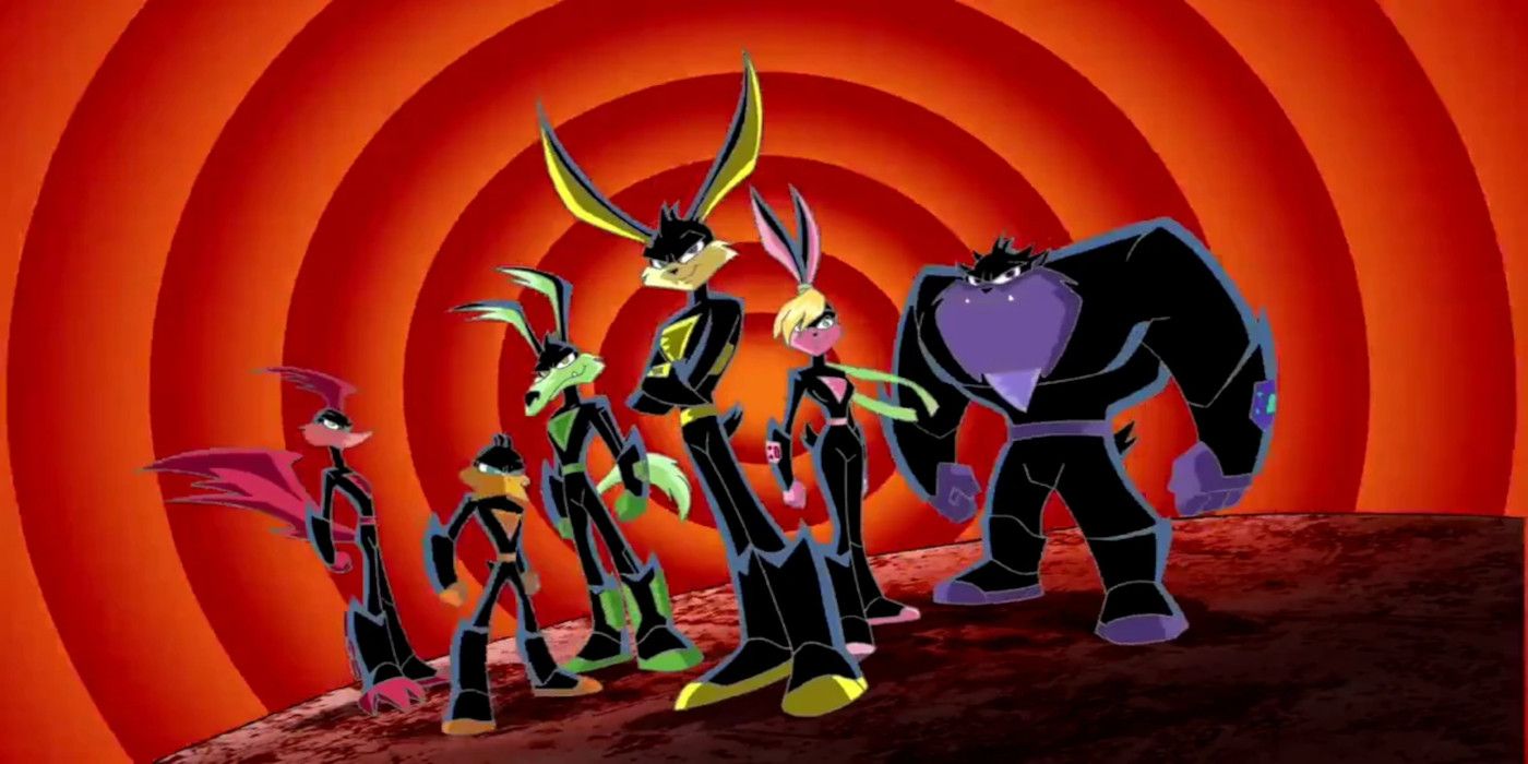 The Loonatics team stands ready for action in Loonatics Unleashed.