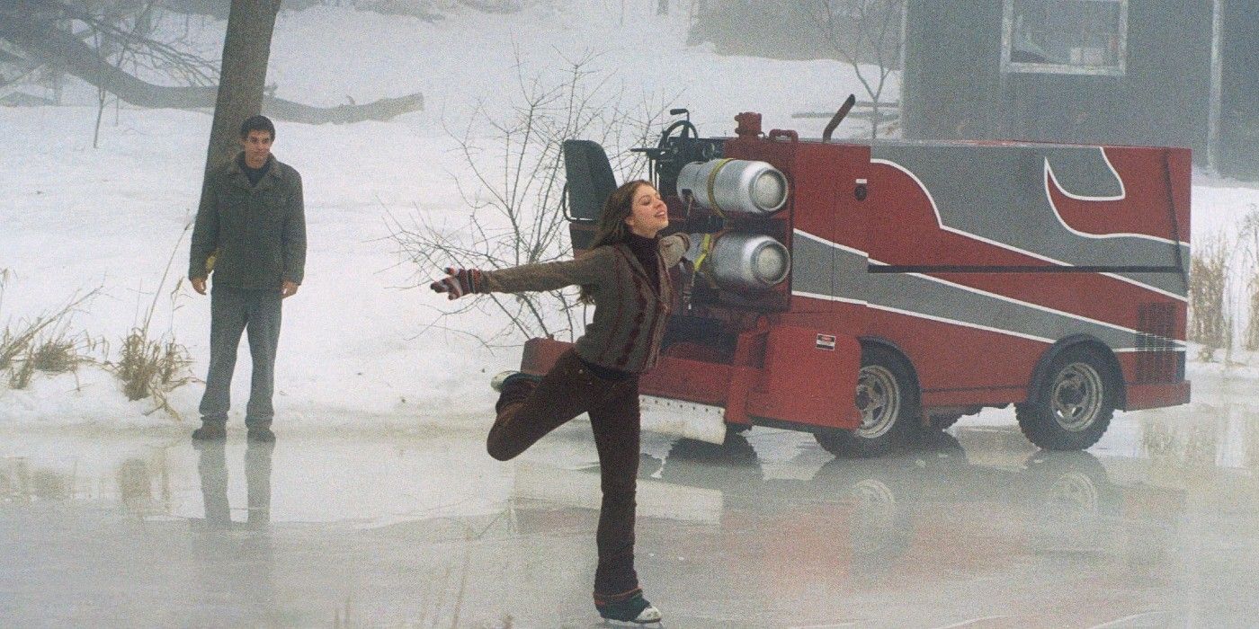 Michelle Trachtenberg Ice Princess skating