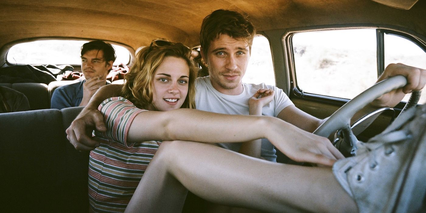 Sam Riley, Kristen Stewart and Garrett Hedlund in On the Road