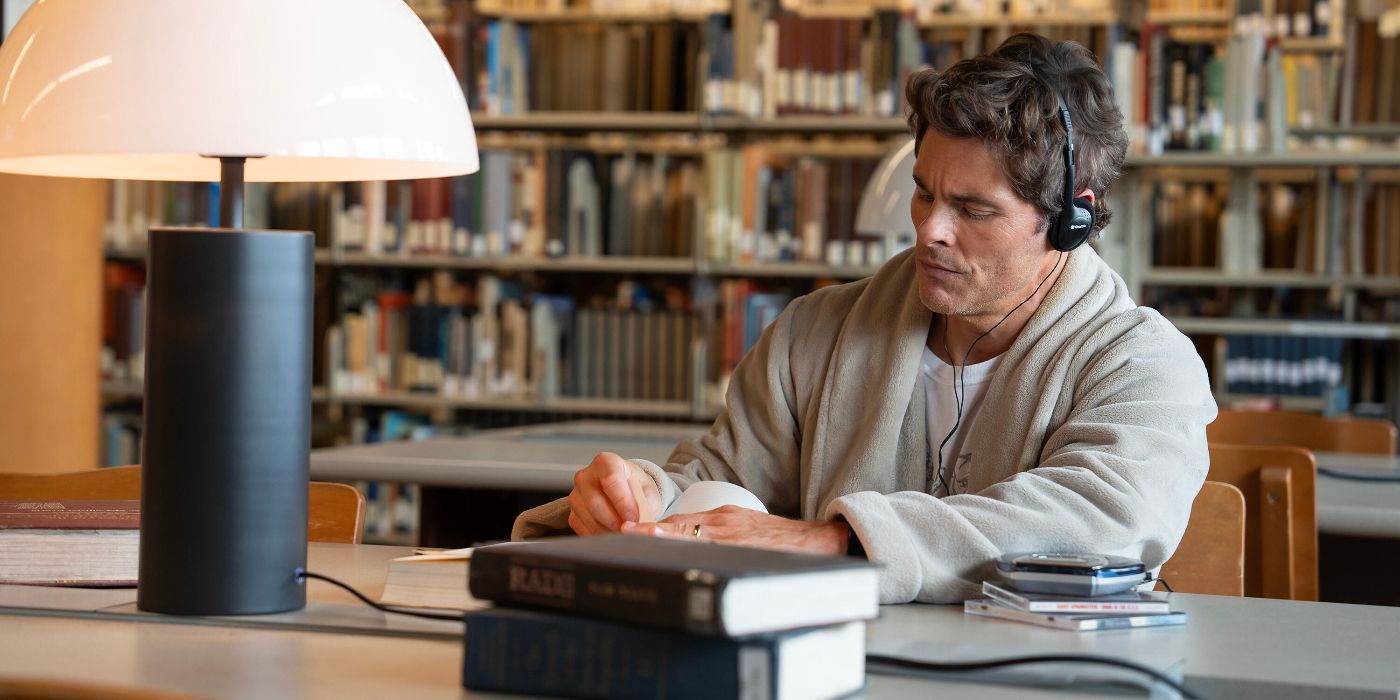 James Marsden making a mixtape in Paradise Episode 5