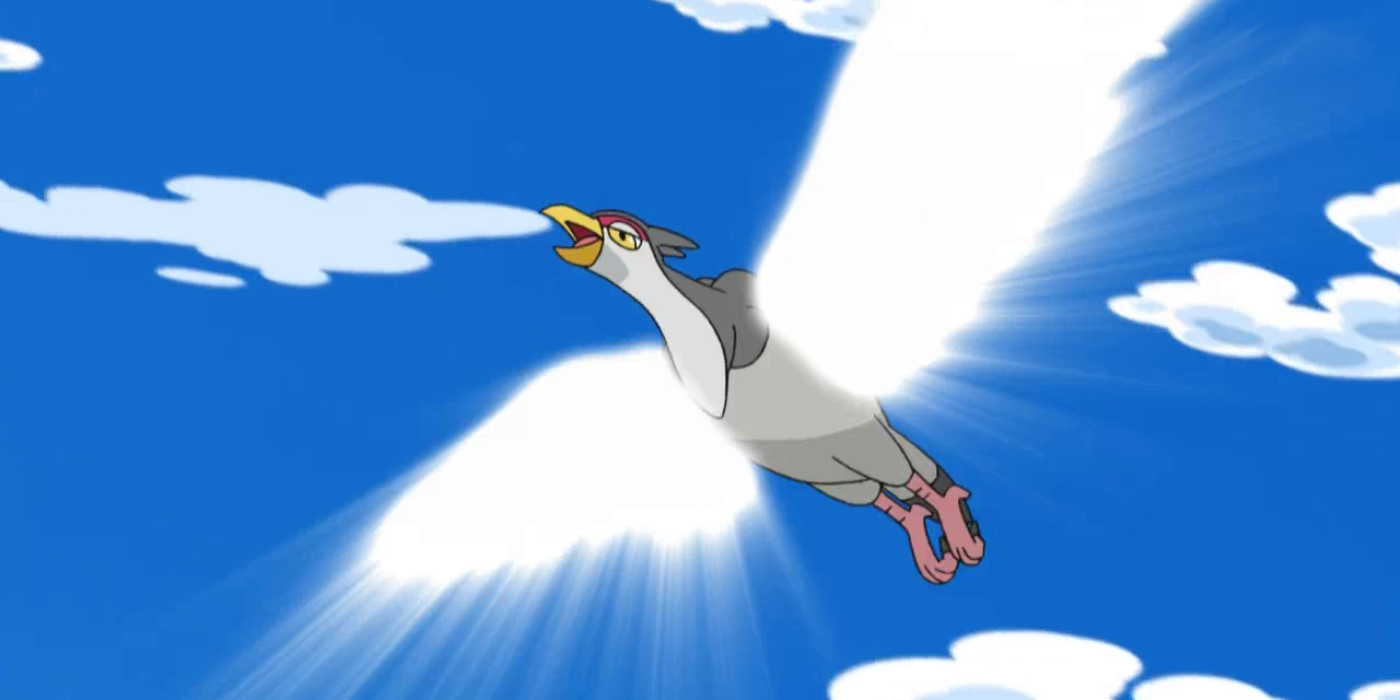 Ash&rsquo;s Tranquil flying while his winds glow