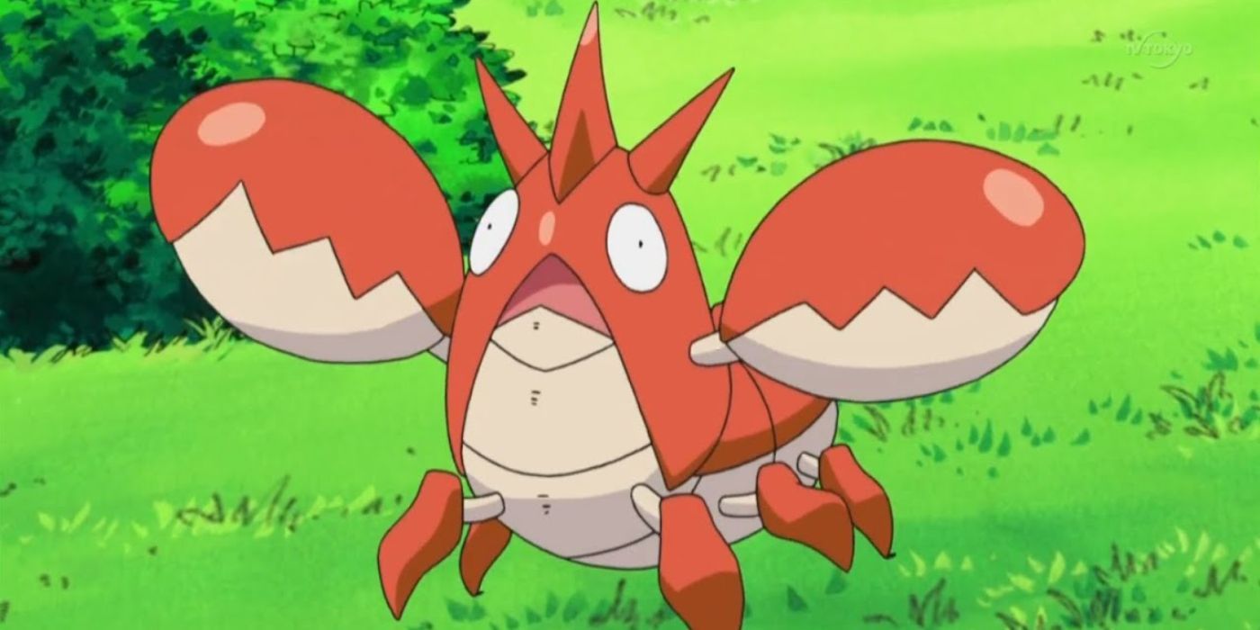 Ash&rsquo;s Corphish standing on grass