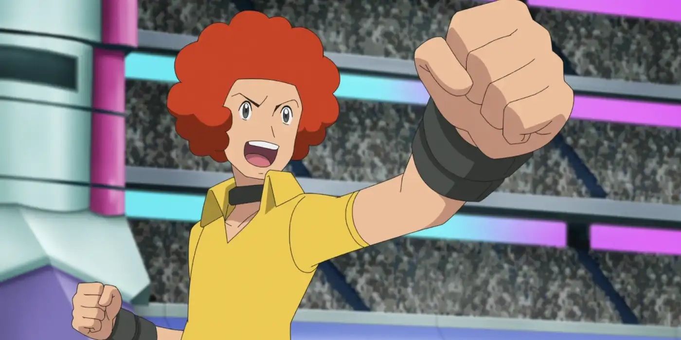 Flint holds his arm high