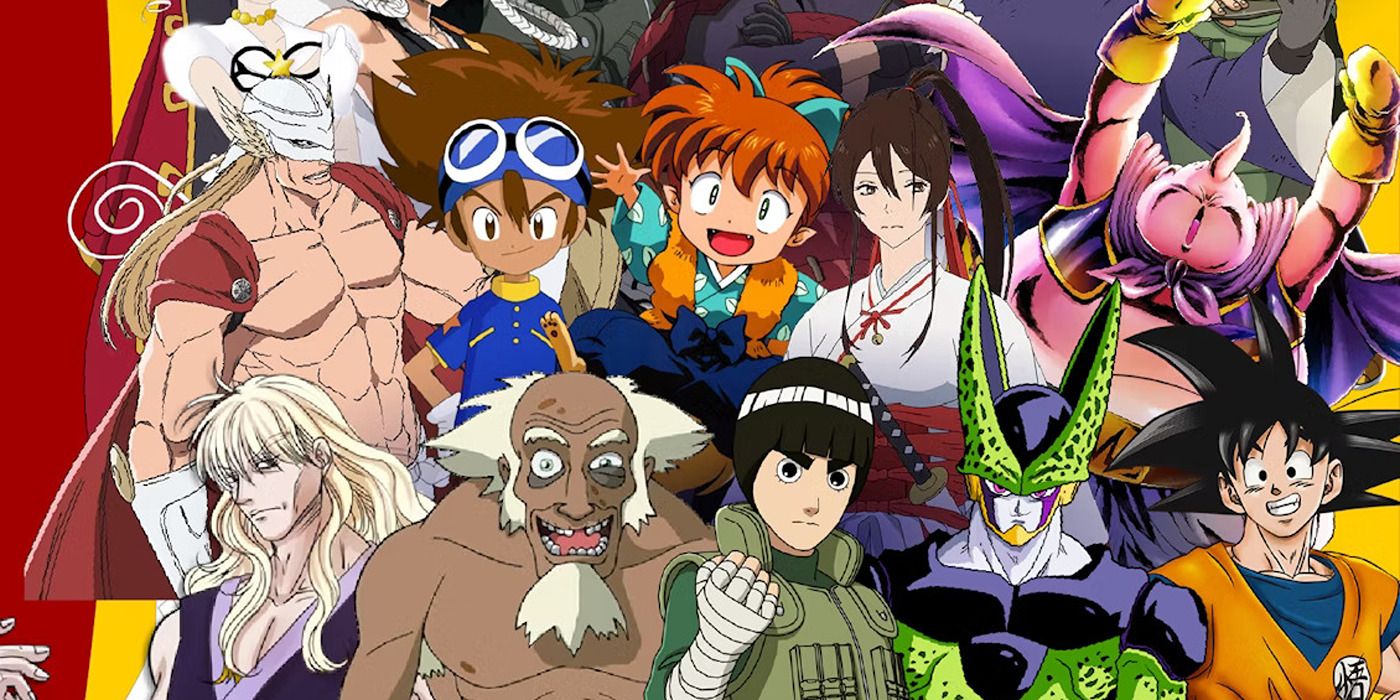 Group of anime characters together in a promotional image from MEGACON Orlando