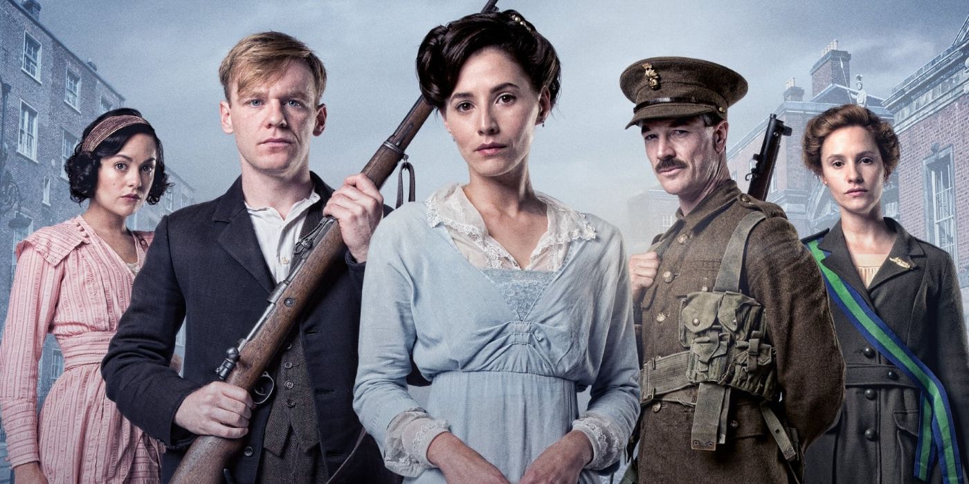 Barry Ward, Ruth Bradley, Brian Gleeson, Sarah Greene, and Charlie Murphy in Rebellion